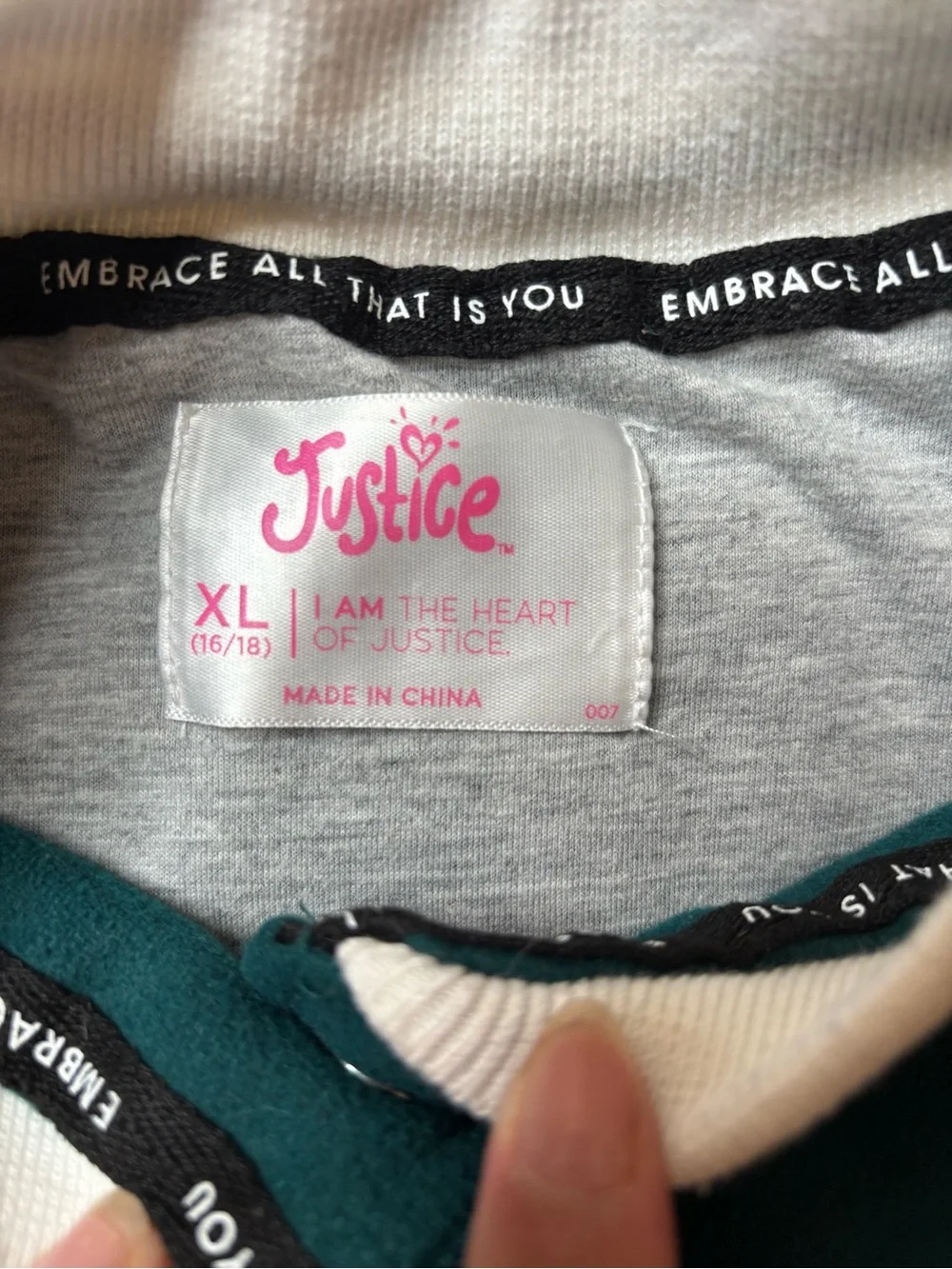 Justice  Boots Green & White Varsity Jacket for Kids